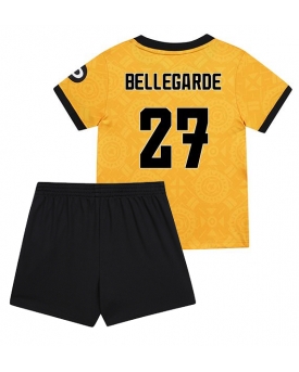 Billige Fotballdrakt Wolves Jean-Ricner Bellegarde #27 Replika Hjemmedraktsett Barn 2025-26 Kortermet (med bukser)